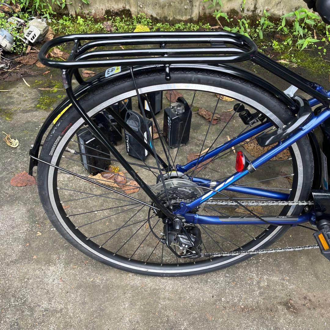 ブリヂストン 電動アシスト自転車 青　b200