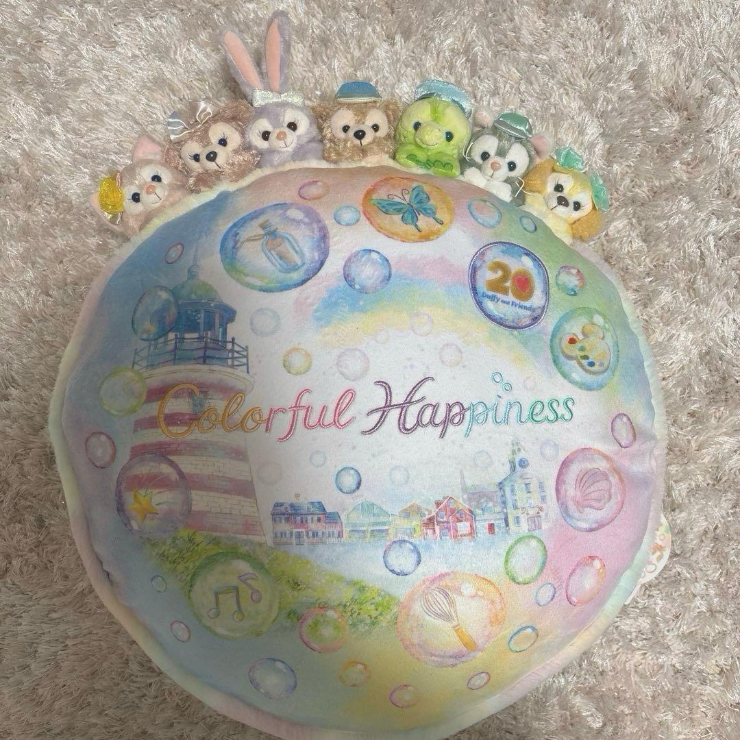 ディズニー Disney カラフルハピネス クッション