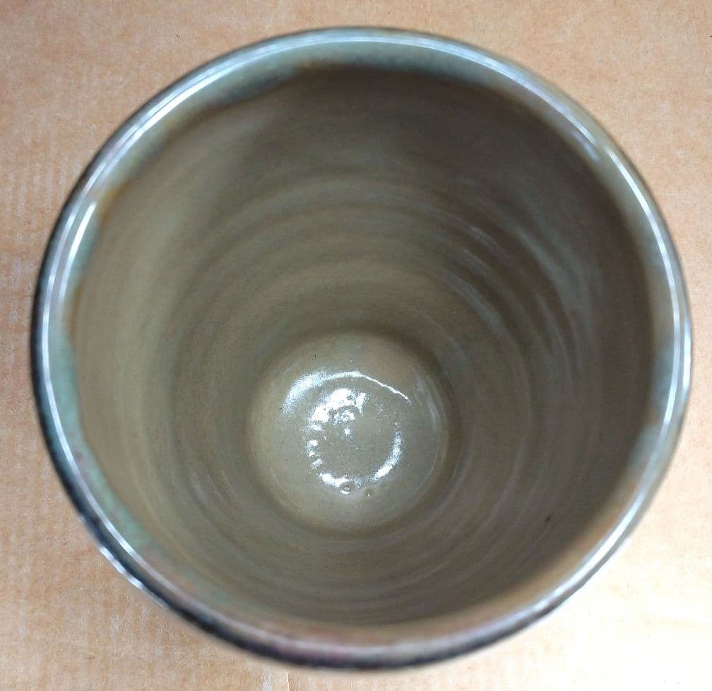 【本物保証】人間国宝 金城次郎 ゴブレット 栞 共箱 美品 やちむん 壷屋焼