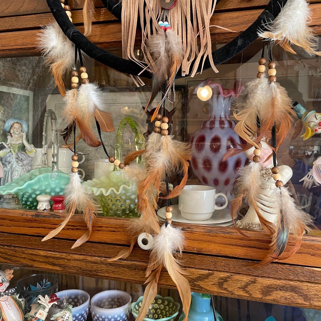 超レア！70's〜ネイティブアメリカン インディアン顔ドリームキャッチャーナバホ