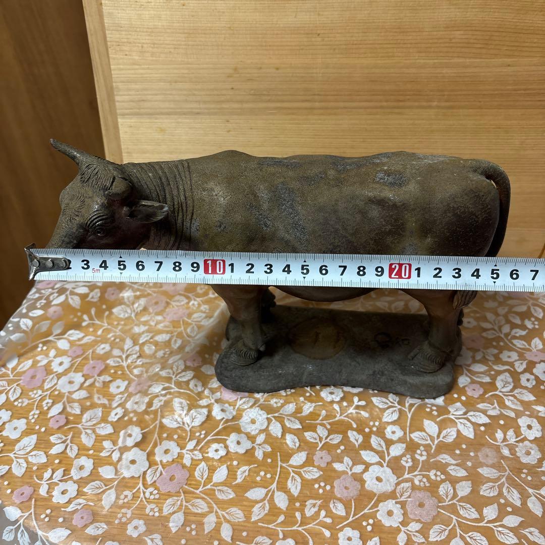 備前焼　小西陶古 干支 牛 置物