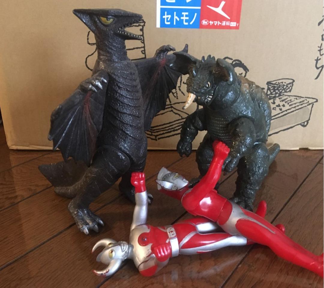 日本製 ギャオス バラゴン その他おまけ ソフビ 計4体