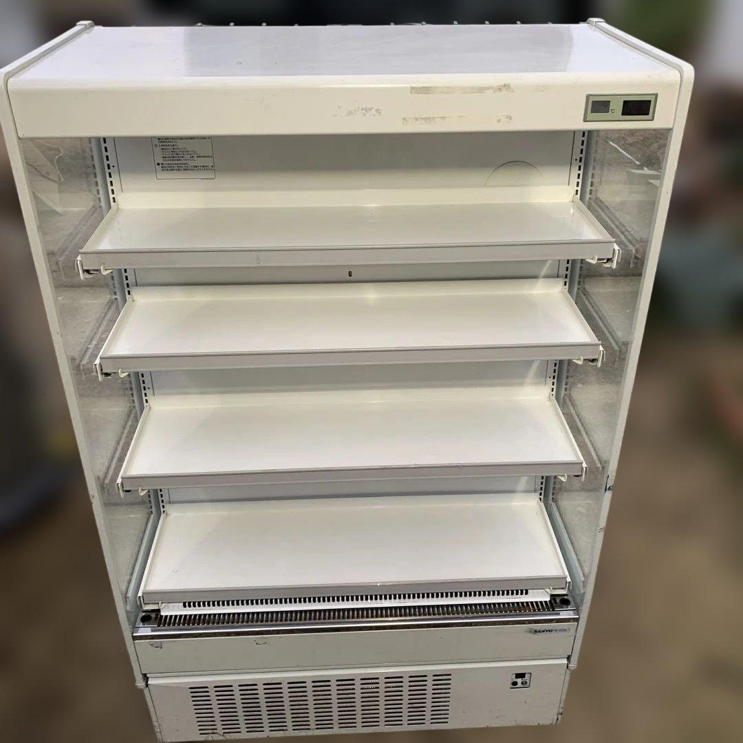 冷蔵ショーケース オープン4段 ホワイト　サンヨー　スーパー　業務用