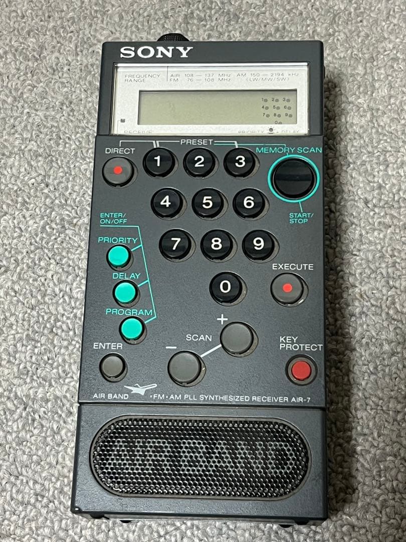 値下げ対応します！SONY AIR-7 エアーバンド受信機 FM/AM