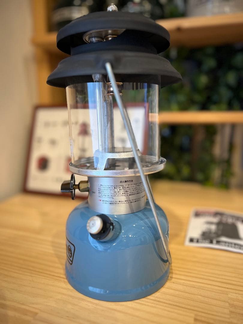 【新品未使用品】コールマン286 マットブラック＆オールドブルーカスタム