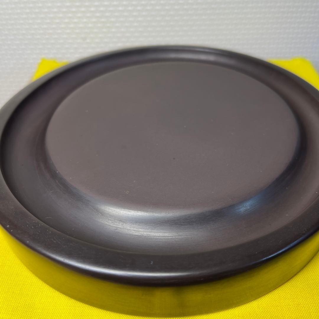 ⭕️赤間硯　桐共箱入　新品美品　満月研　眞丁寧品　くすのき製硯　下井百合昭　昭竜山