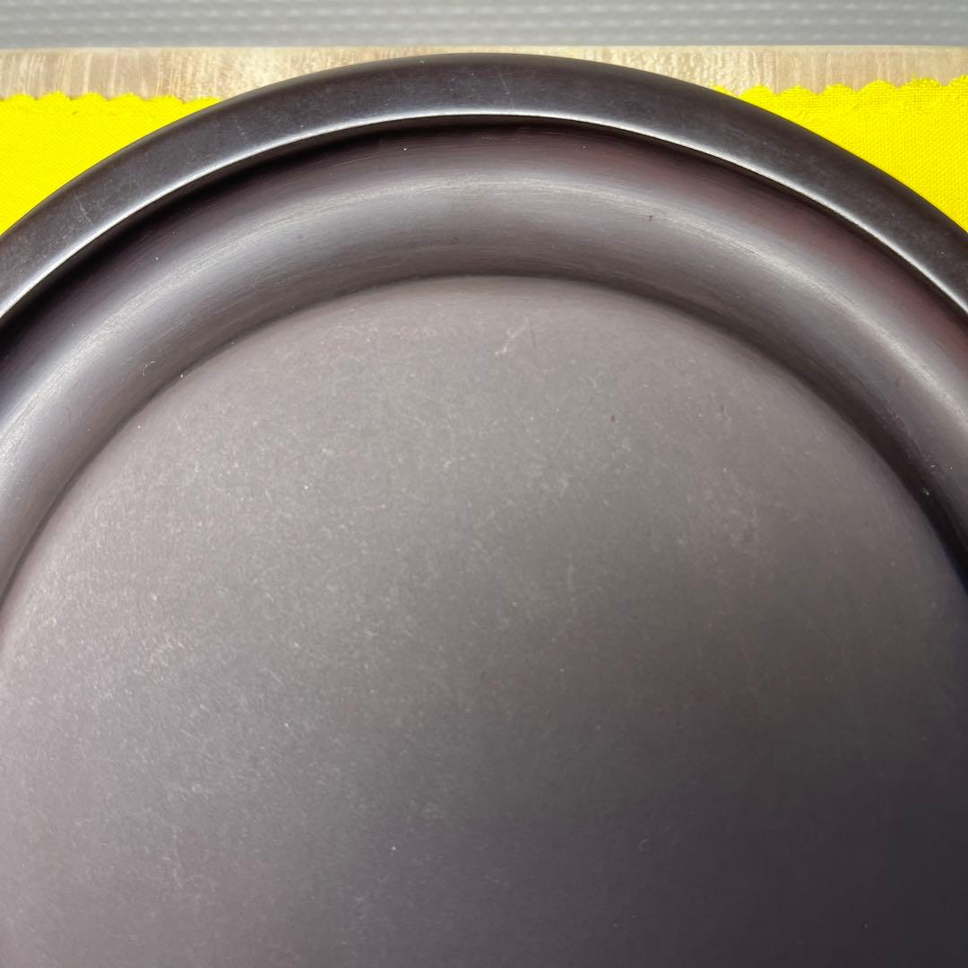 ⭕️赤間硯　桐共箱入　新品美品　満月研　眞丁寧品　くすのき製硯　下井百合昭　昭竜山