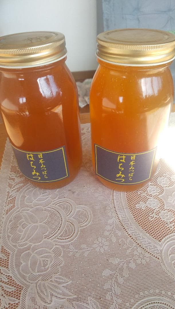 日本ミツバチ百花蜜　1000ｇ２本