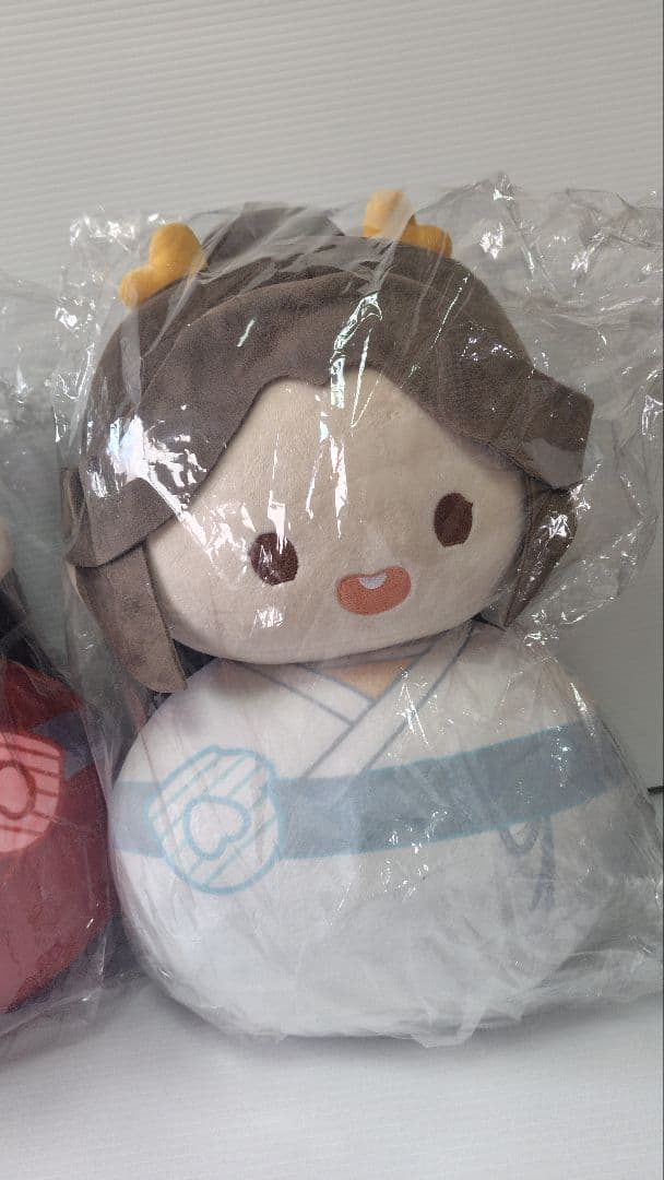 天官賜福（てんかんしふく）龍賀新禧シリーズ 40cmだるまぬいぐるみ　2体セット