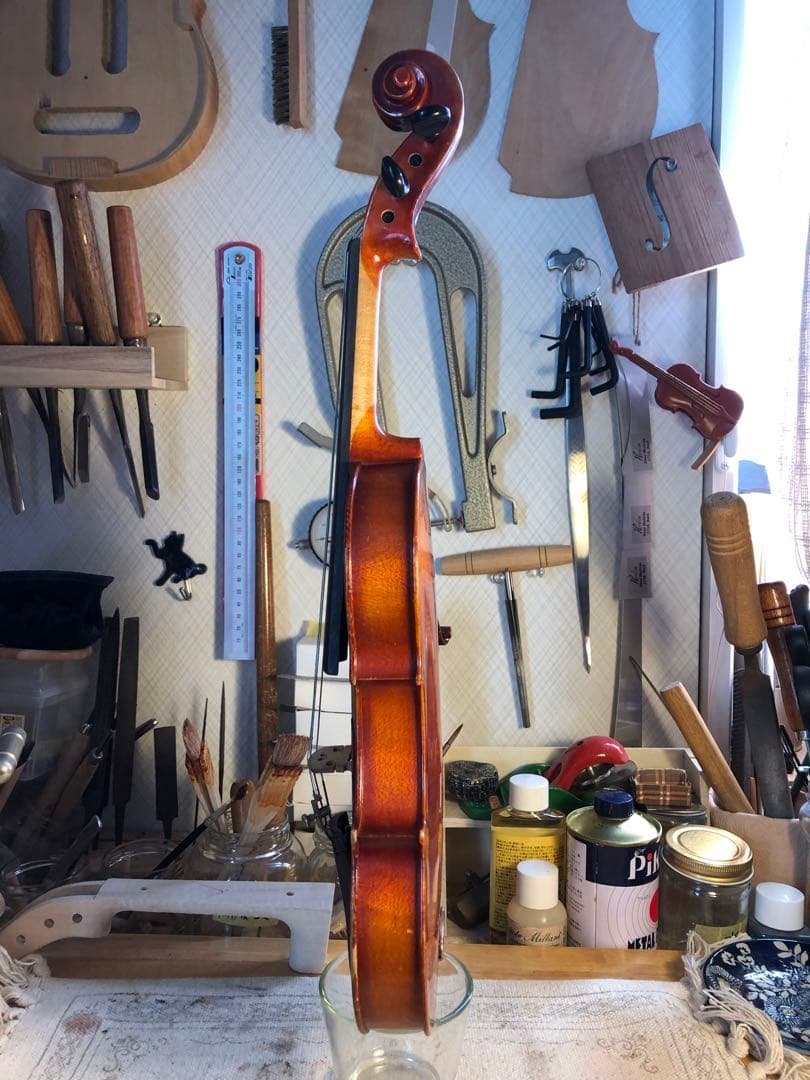 【駒&魂柱調整済】Suzuki分数バイオリンNo280 1/8 1977