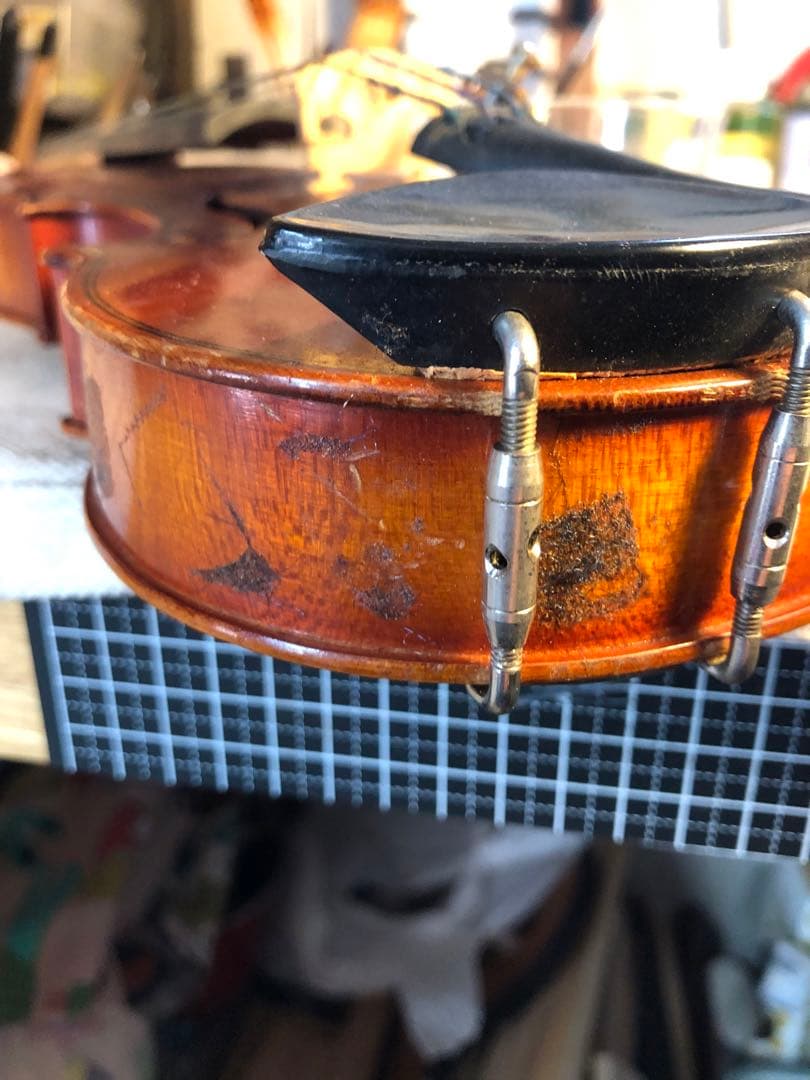 【駒&魂柱調整済】Suzuki分数バイオリンNo280 1/8 1977