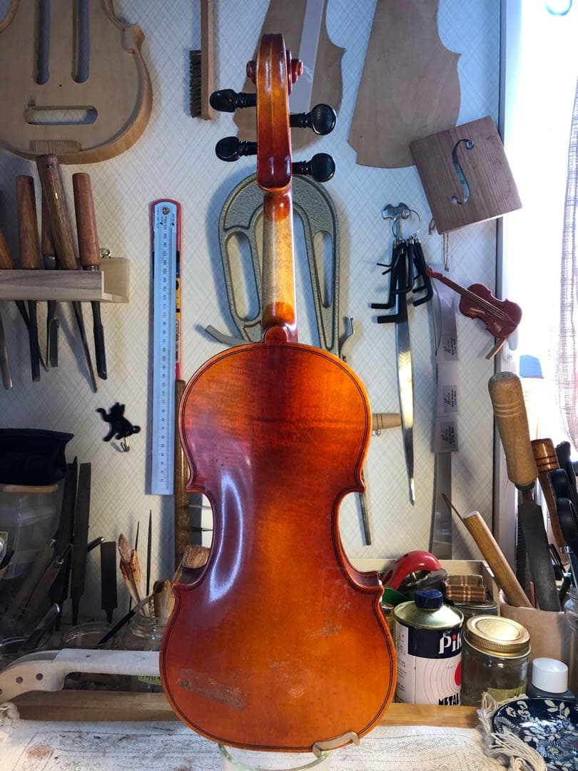 【駒&魂柱調整済】Suzuki分数バイオリンNo280 1/8 1977