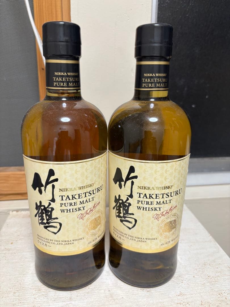 竹鶴 ウイスキー　シングルモルト700ml 2本