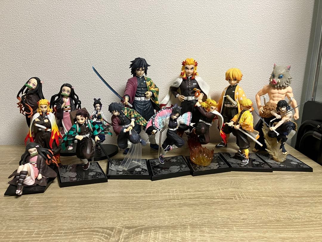 鬼滅の刃 一番くじ　フィギュア まとめ売り プライズ　炭治郎　煉獄　胡蝶