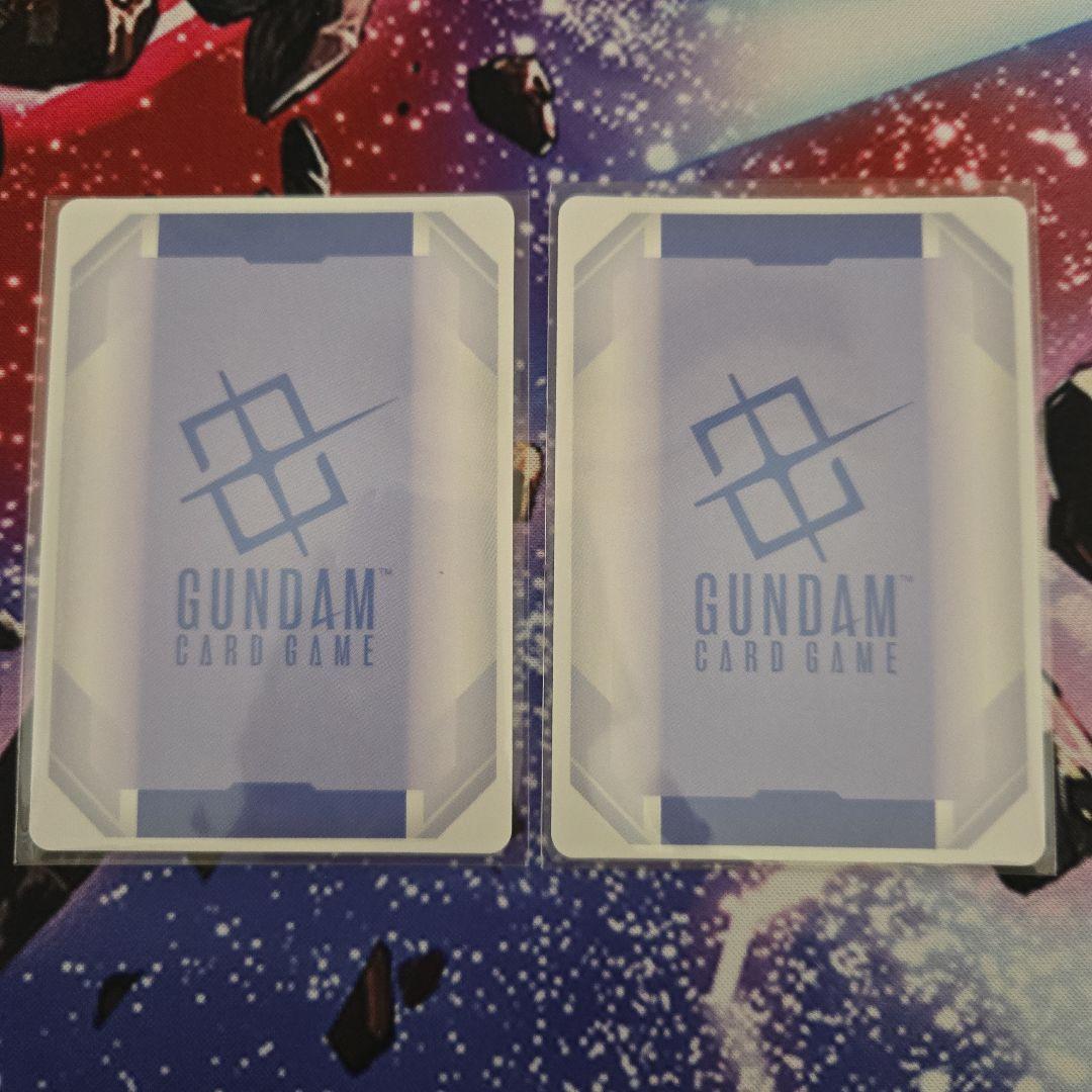 ガンダムカードゲーム　GCG 覚悟の表れ　パラレル2枚セット