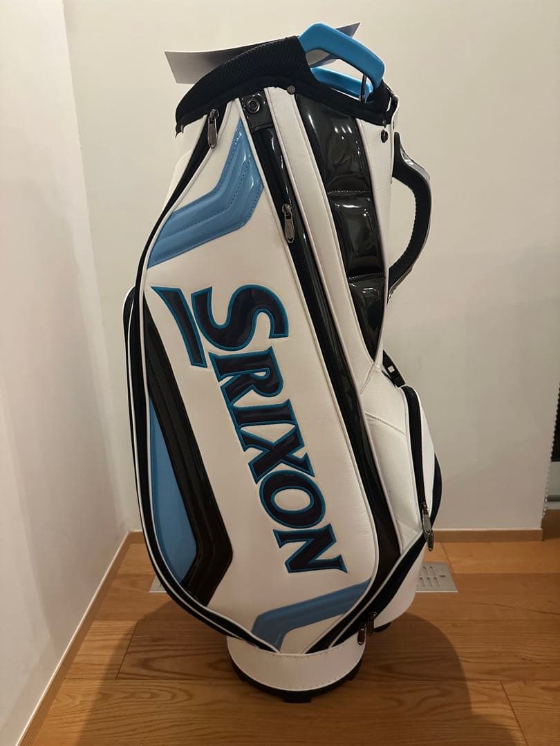 Srixon キャディバッグ ホワイト/ブルー　スリクソン