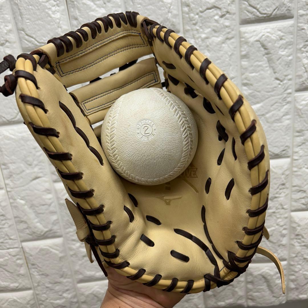 【美品】野球 グローブ 軟式 少年野球 ファーストミット MIZUNO