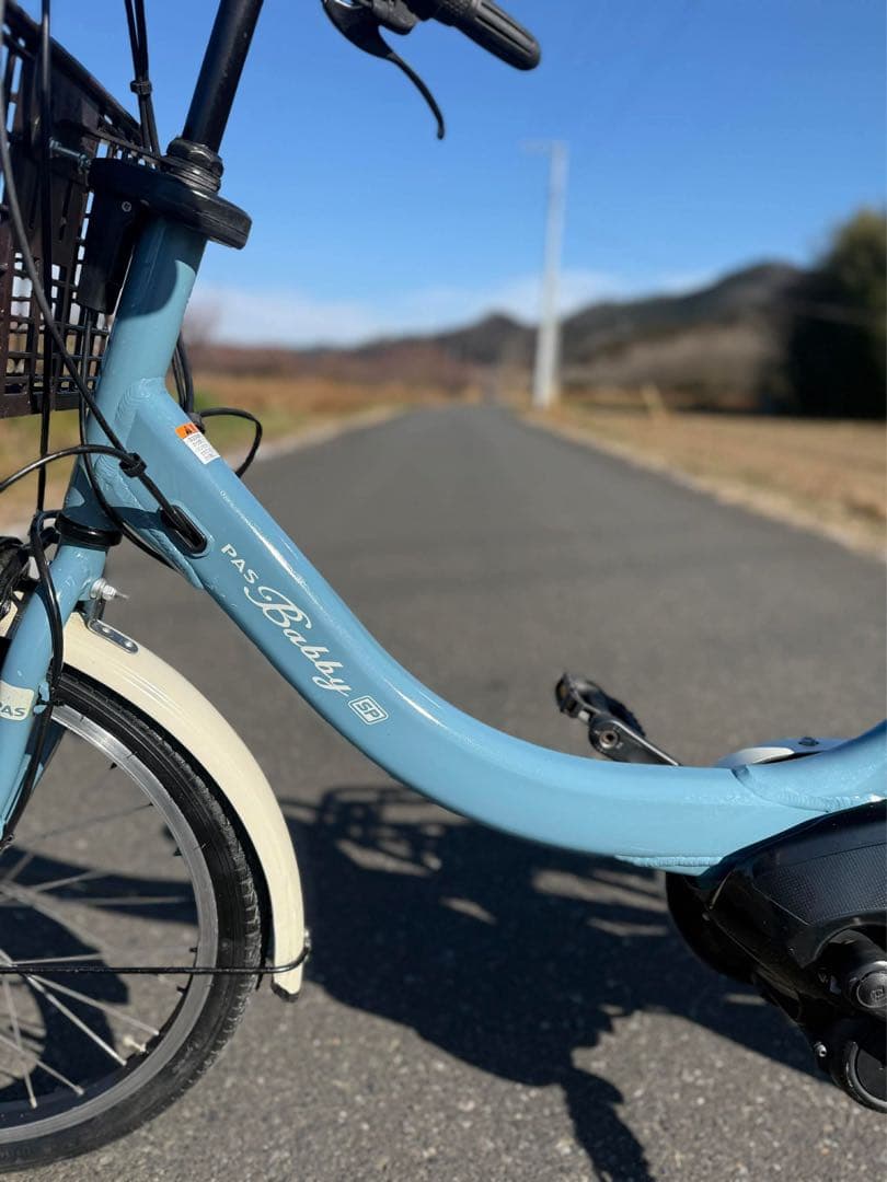 ヤマハ電動アシスト自転車 シティタイプ 青