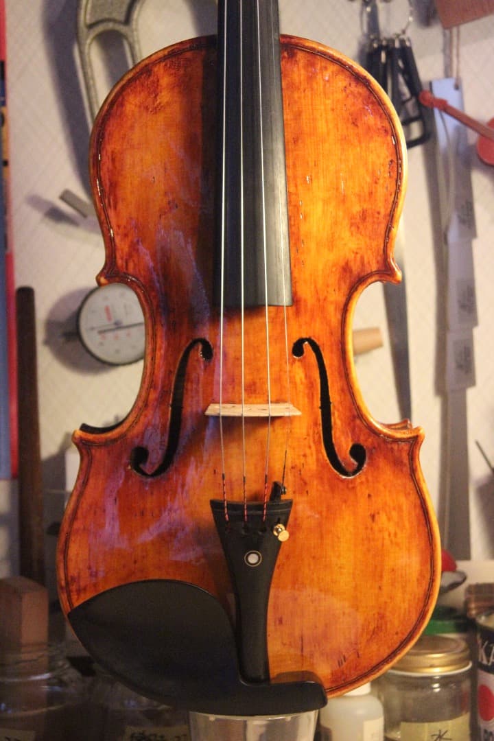 【12/30更新.製作楽器①】バイオリン(ガダニーニモデル) 4/4 2025