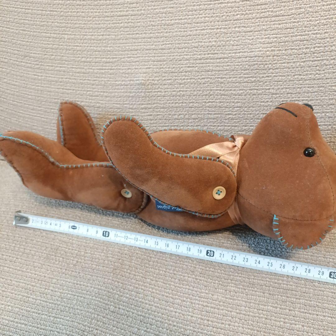 セミニョン　ぬいぐるみ　テディベア　スウェード調