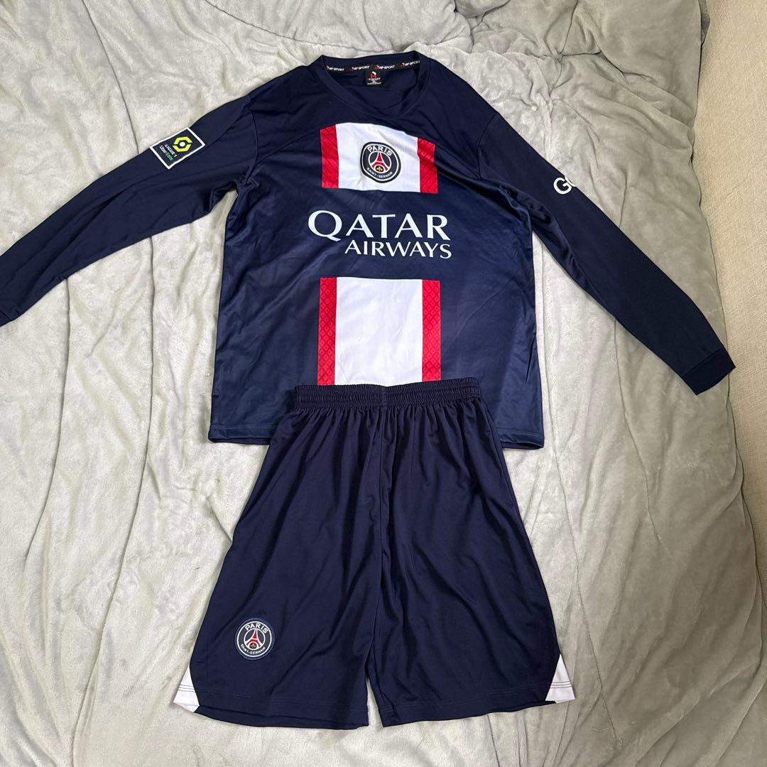 Lサイズ パリ・サンジェルマン PSG 長袖 ホーム ユニフォーム セット