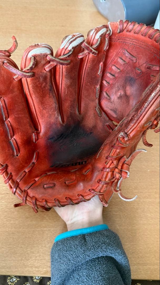 ミズノプロオーダー　投手用　左　ノースヨーロピアンキップ