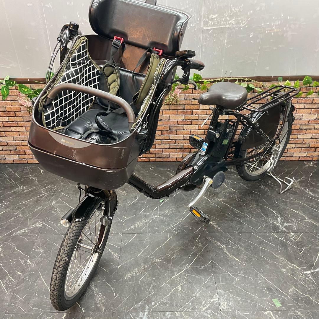 【78】子供乗せ電動自転車 Panasonic Gyutto ブラウン 20
