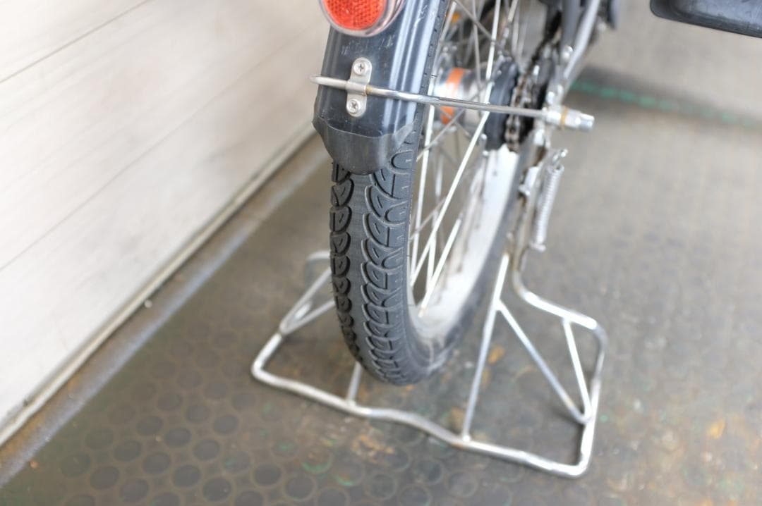 ♡ののたん♡ )パナ ギュット3段13.2Ah（5点灯）充電器あり 前カゴ