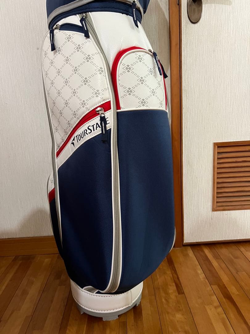 ブリヂストンツアーステージキャディバッグ青