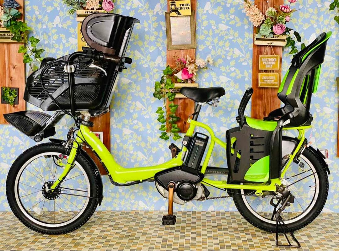 2403ヤマハ3人乗り対応20インチ子供乗せ電動アシスト自転車