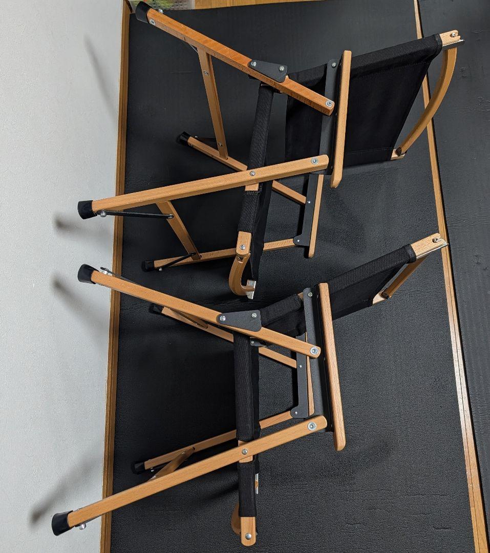 FIELDOOR フィールドア　アウトドアチェアー2個セット　キャンプチェアー