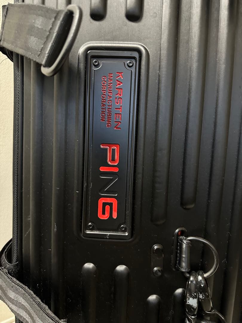 かず　PING ピン キャディバッグ ワンポケット Black