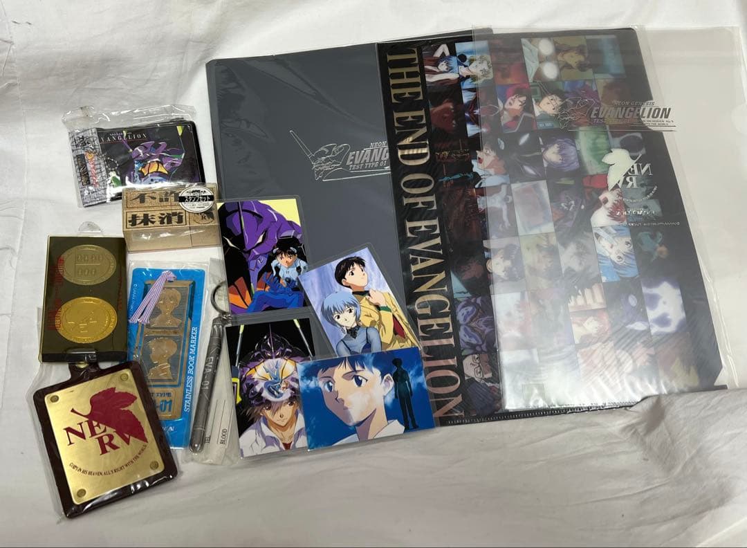 匿名配送/エヴァンゲリオン グッズセット　当時物