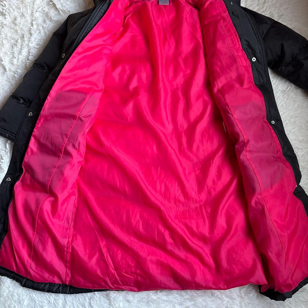 美品　MIZUNO ミズノ ベンチコート ダウン　ブラック　ピンク　レディースM