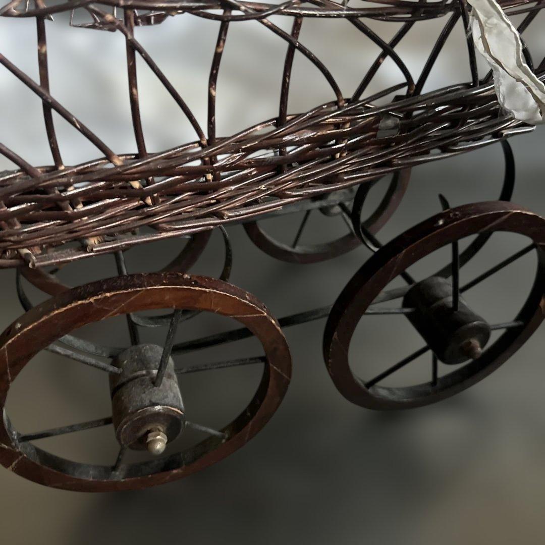 めちゃくちゃ可愛い！人形用　クラシック ベビーカー ブラウン