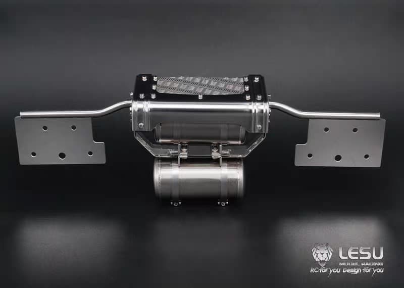 ■LESU ステンレス ガスタンク付 テールビームキット with 縞板