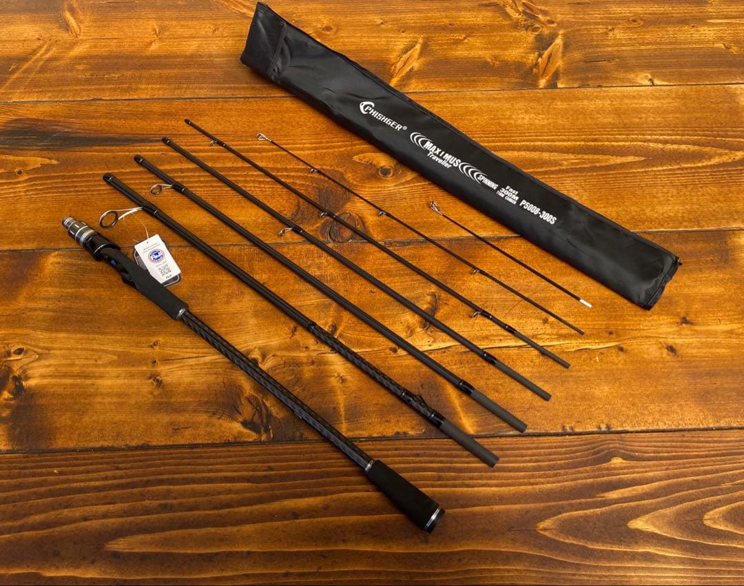 ライトショアジギング 10ft 3M パックロッド　ブラック　ショアジギング