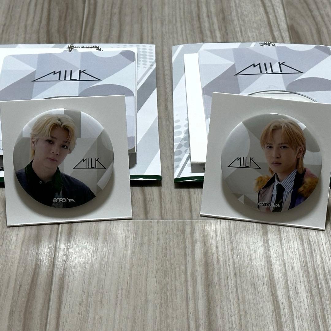 EBiDANくじ vol.2 クリアスタンド 缶バ M!LK 吉田仁人 塩﨑太智