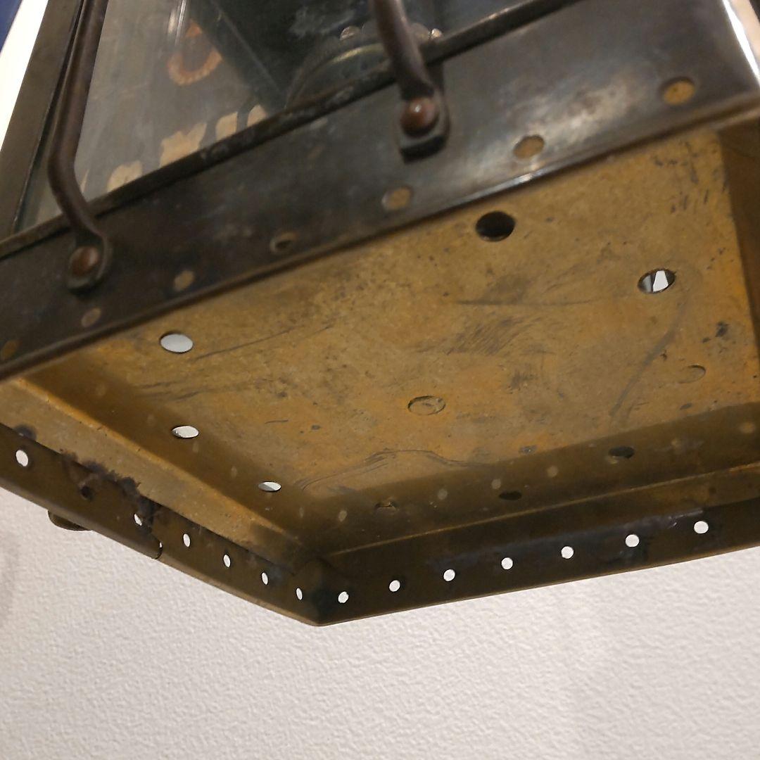 ヴィンテージ 真鍮 アンティーク 船 ランタン オイルランプ 海上ランプ