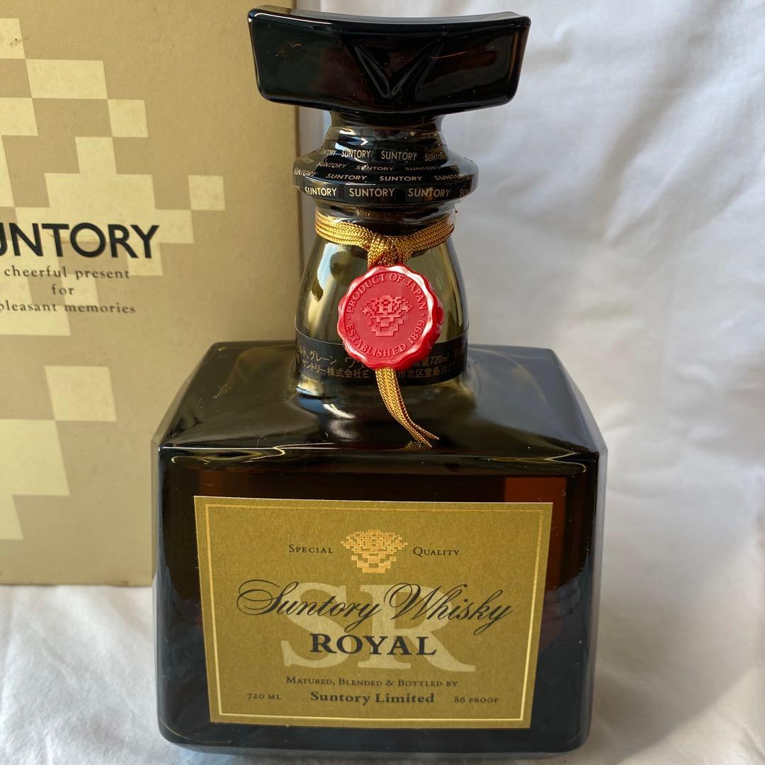 【未開栓・箱付】古酒サントリー ウイスキー＆ブランデー 3本セット