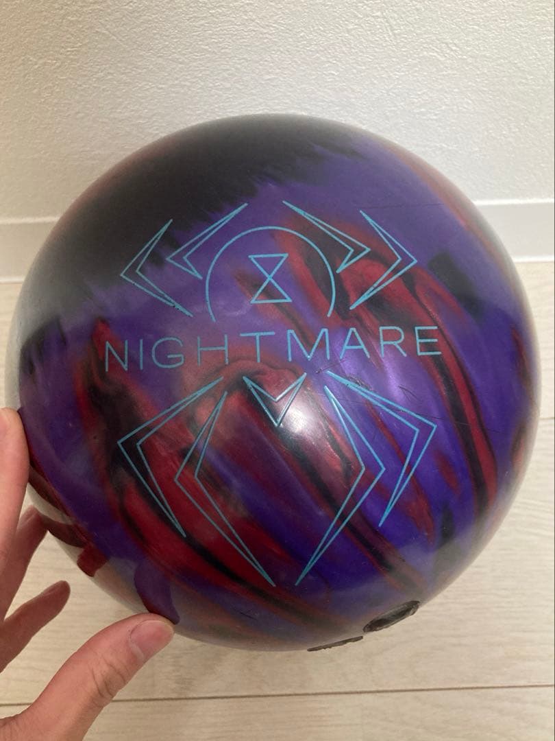 ボウリング　ボール　ハンマー　ブラックウィドー　ナイトメア　15ポンド