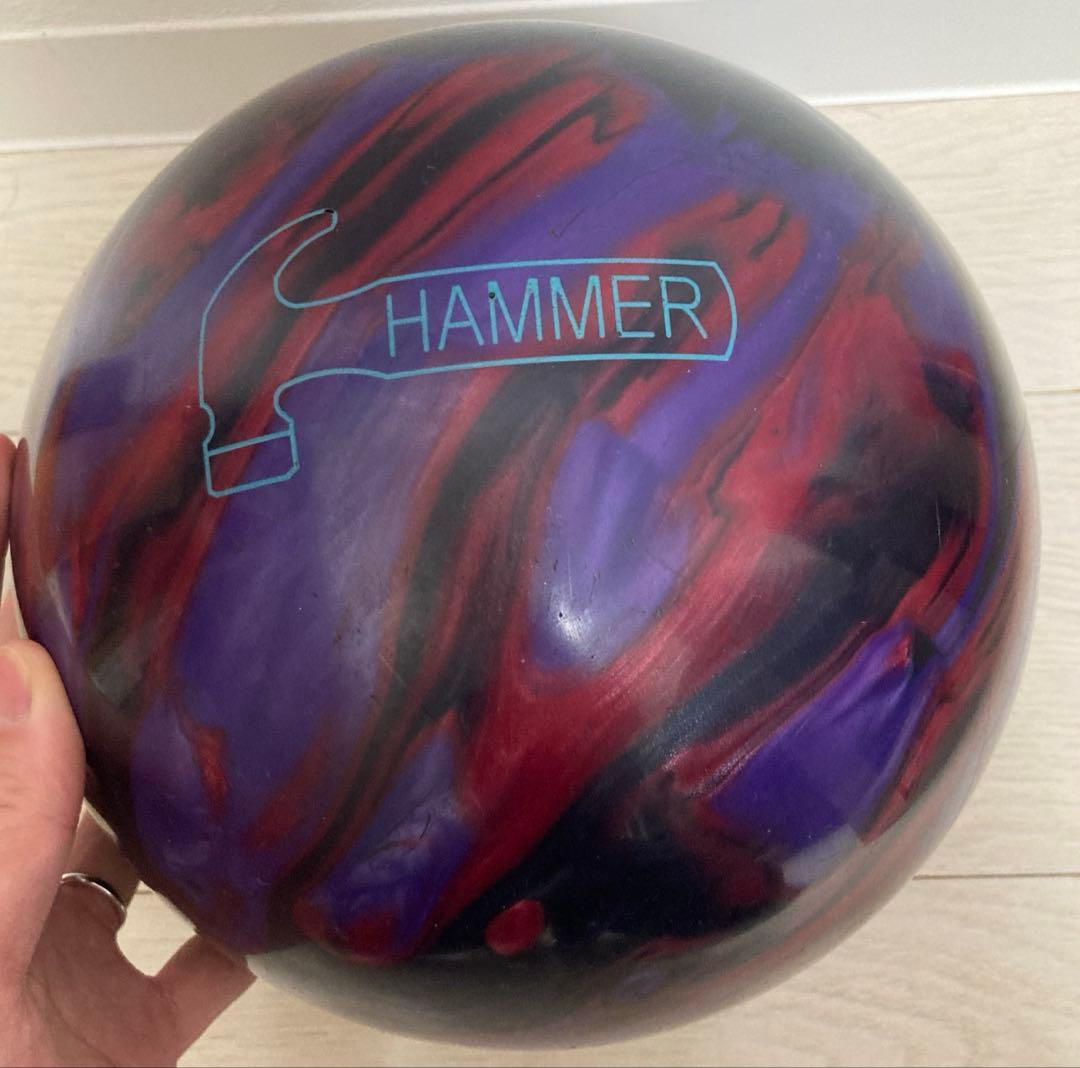 ボウリング　ボール　ハンマー　ブラックウィドー　ナイトメア　15ポンド