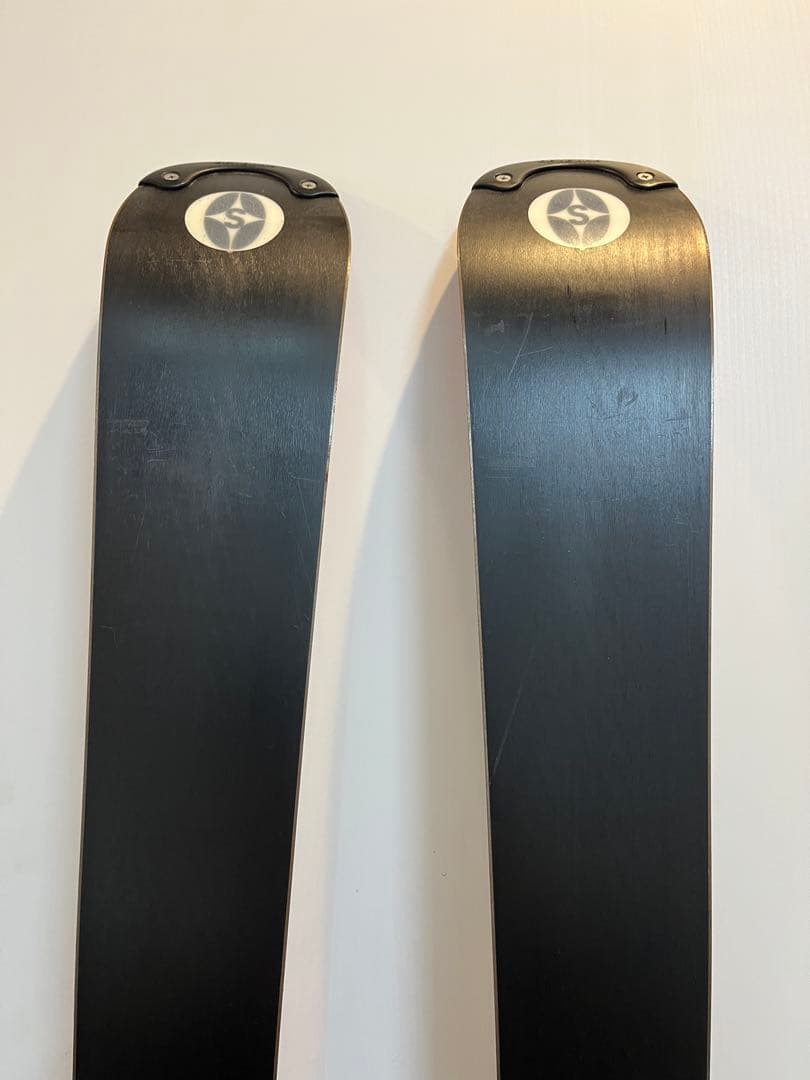 KEO'S SS スキー 板 赤黒 マーカービンディング付き