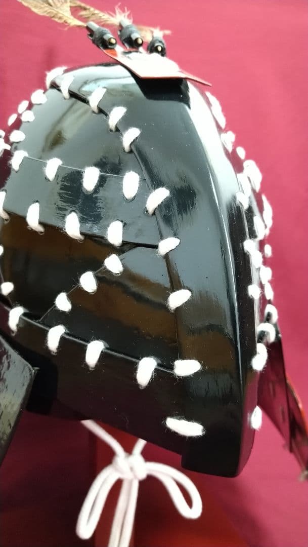 受注専用　衝角付冑　顎紐付き