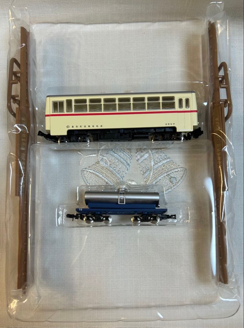 最終ナローゲージ　富別簡易軌道　自走客車/ディーゼル機関車＋セット4点　動力化済