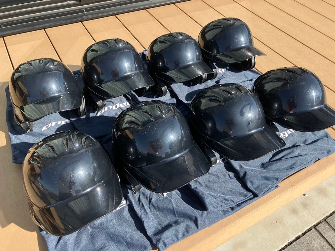 Mizuno JSBB ヘルメット 8個セット(Lサイズ3個、Oサイズ5個)