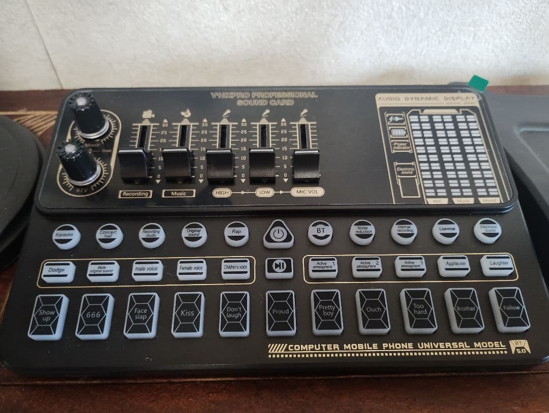 オーディオミキサー・マイク・リングライトセット 配信 ライバー