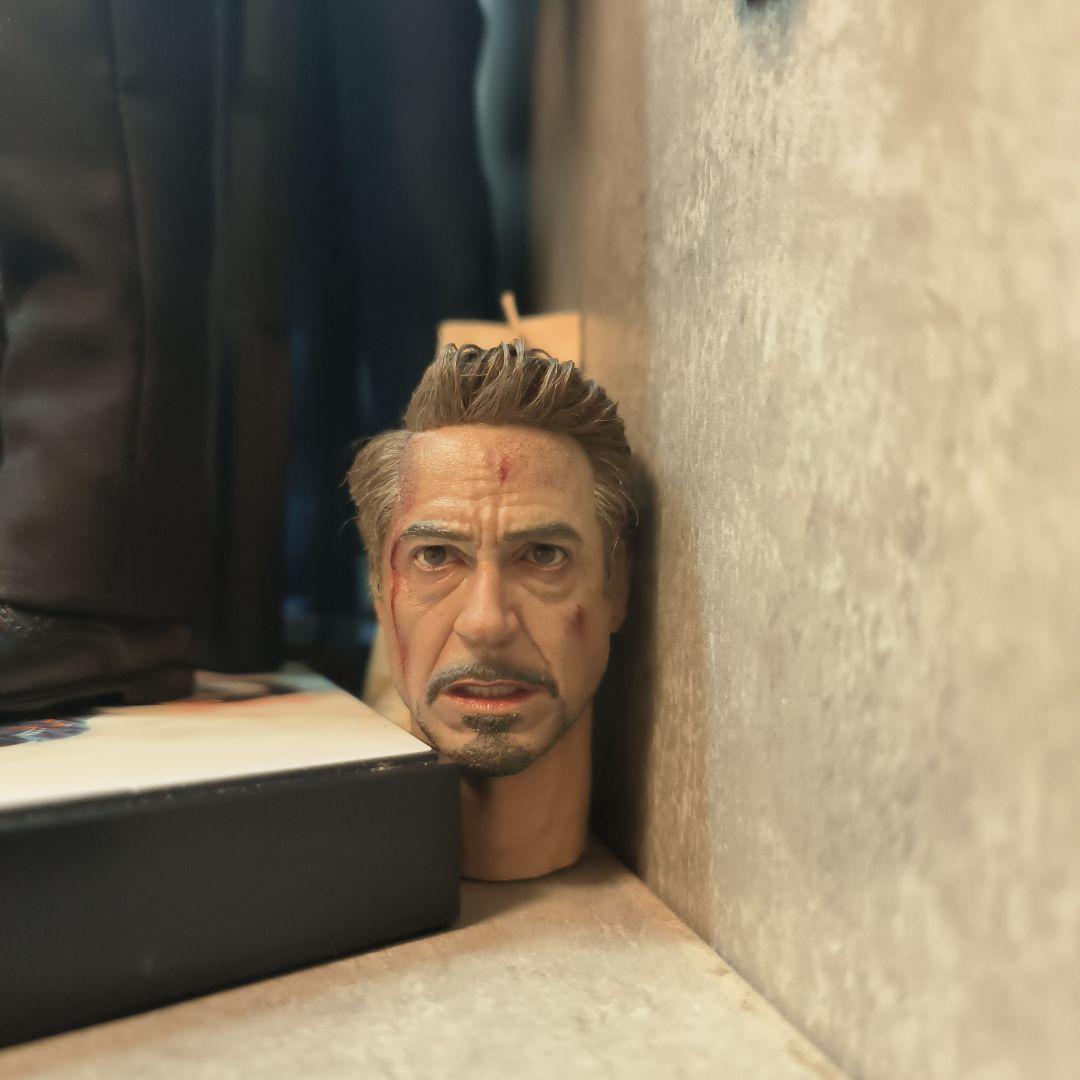 nut pizトニー・スターク ヘッドスカルプト 1/6