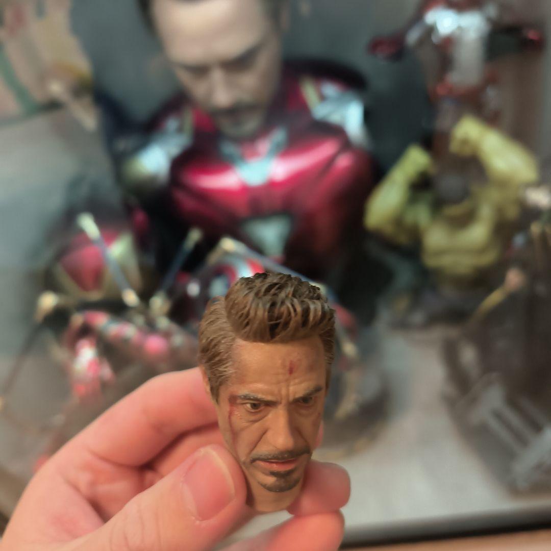 nut pizトニー・スターク ヘッドスカルプト 1/6