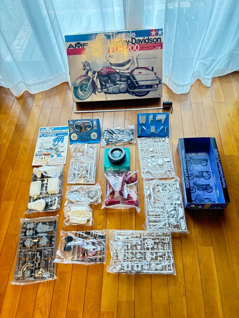 タミヤ　プラモデル　ハーレーダビッドソ　1/6スケール